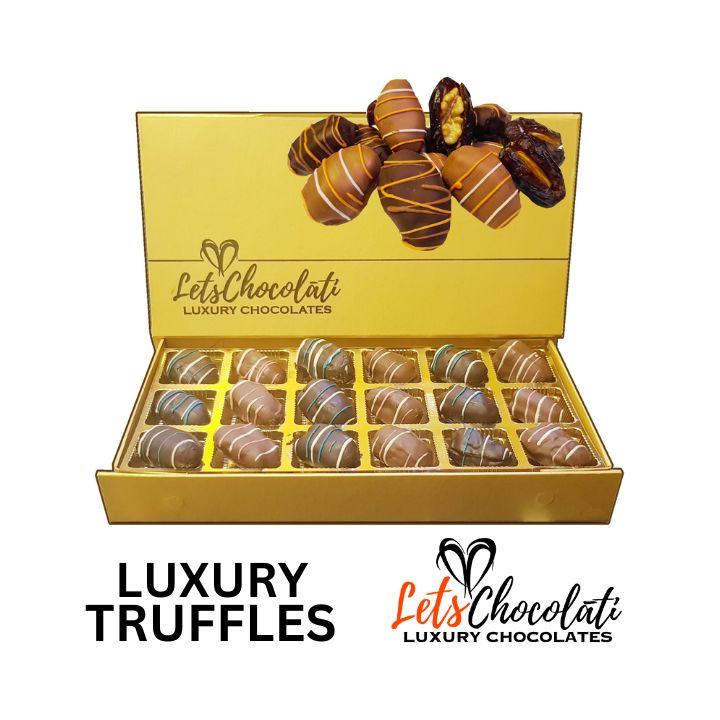 assorted Date chocolate truffles sold by lestchocolati in India 