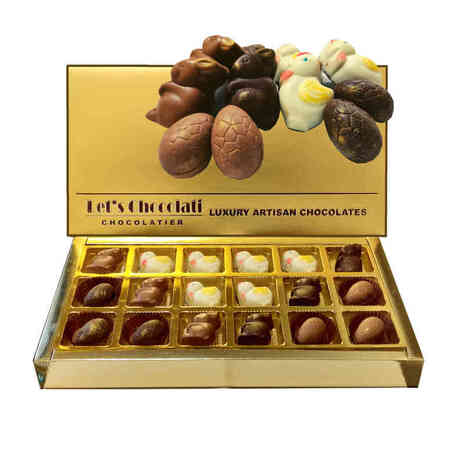 Buy Luxury Assorted Easter Chocolate Online by LetsChocolati.com