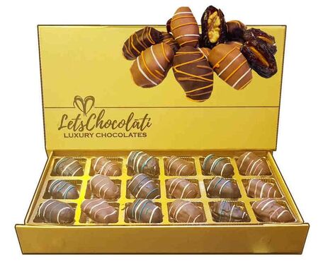 Truffles LetsChocolati Luxury Chocolates Assorted Dates Chocolates Truffles