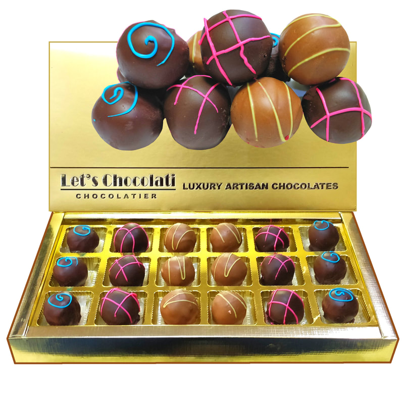 Luxury Assorted Chocolate Truffles Sold by LetsChocolati Chocolatier · Luxury Chocolate Online Store