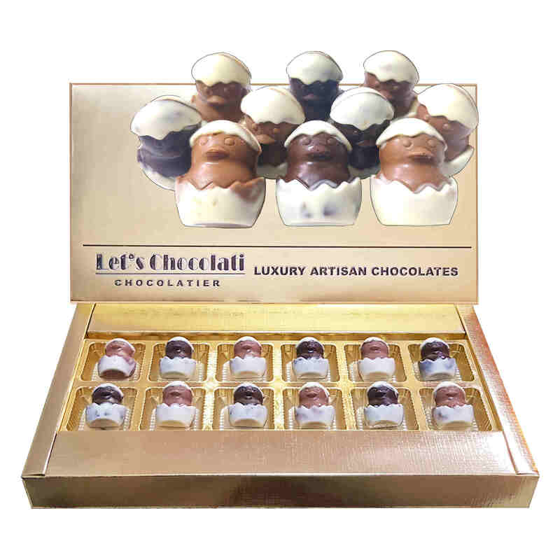 Buy Luxury Easter Egg Assorted Marzipan Chocolates sold LetsChocolati.com Luxury handmade Chocolates in India
